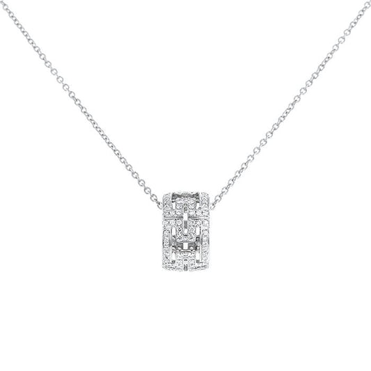 [Rose Jewellery]PARENTESI NECKLACE SILVER DIAMOND