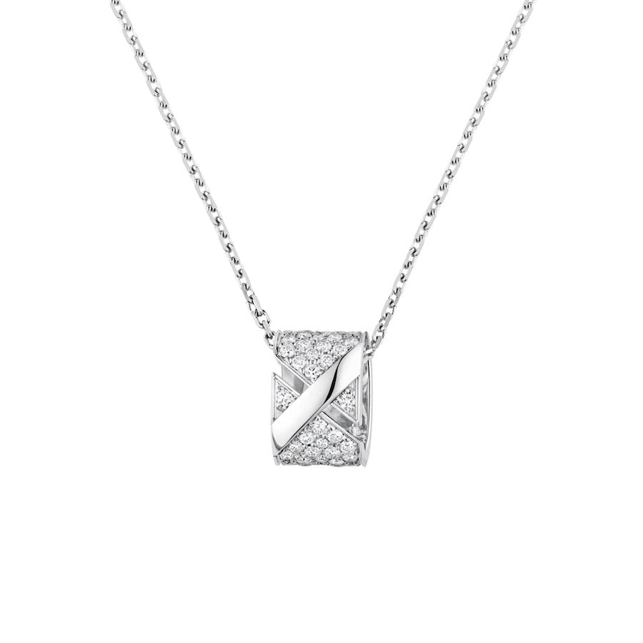 [Rose Jewellery]LIENS EVIDENCE DIAMOND PAVED NECKLACE