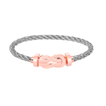 [Rose Jewellery]CHANCE LARGE 8 FIGURE BUCKLE NO DIAMOND BRACELET ROSE GOLD