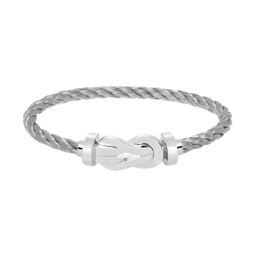 [Rose Jewellery]CHANCE LARGE 8 FIGURE BUCKLE NO DIAMOND BRACELET SILVER