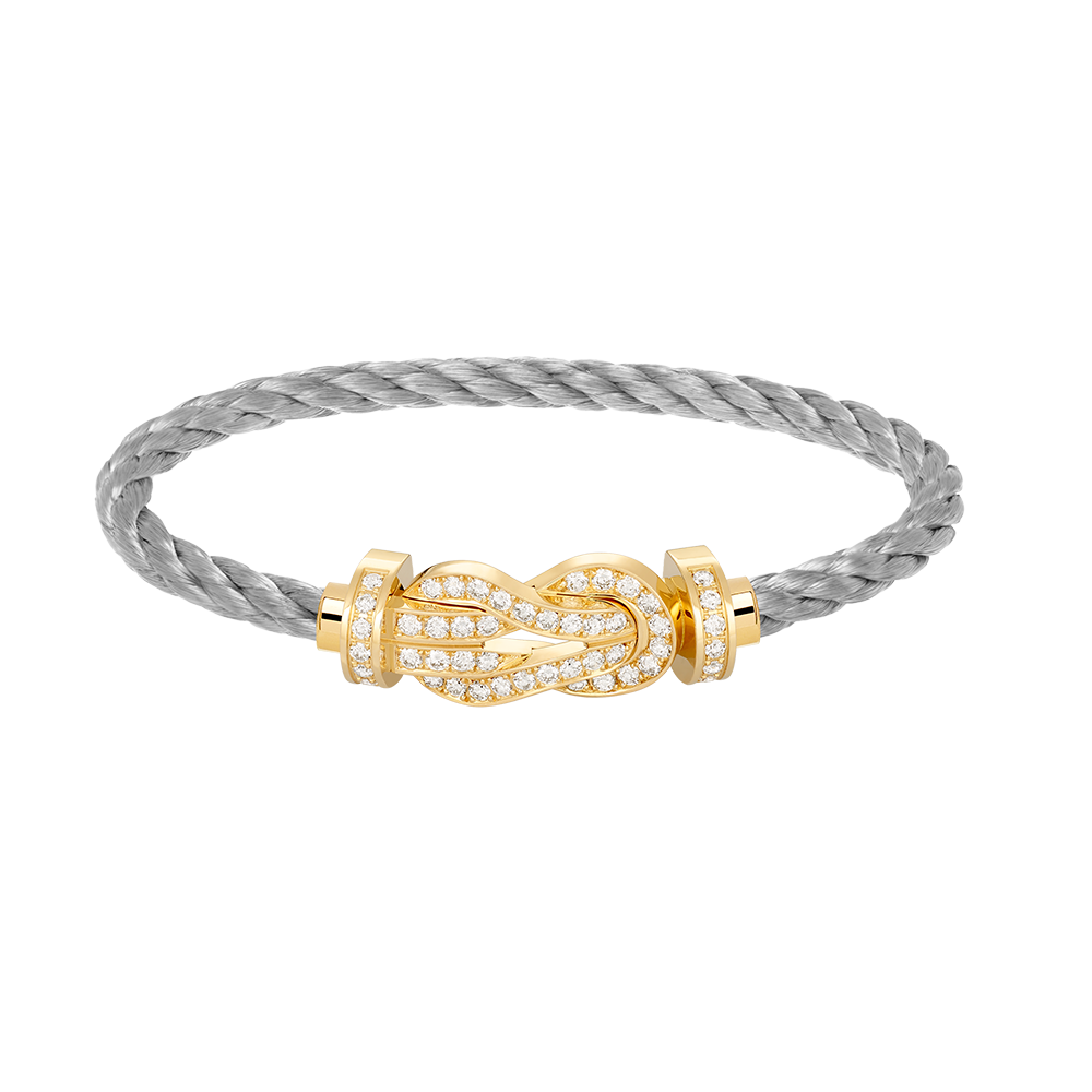 [Rose Jewellery]CHANCE LARGE 8 FIGURE BUCKLE FULLDIAMOND BRACELET GOLD