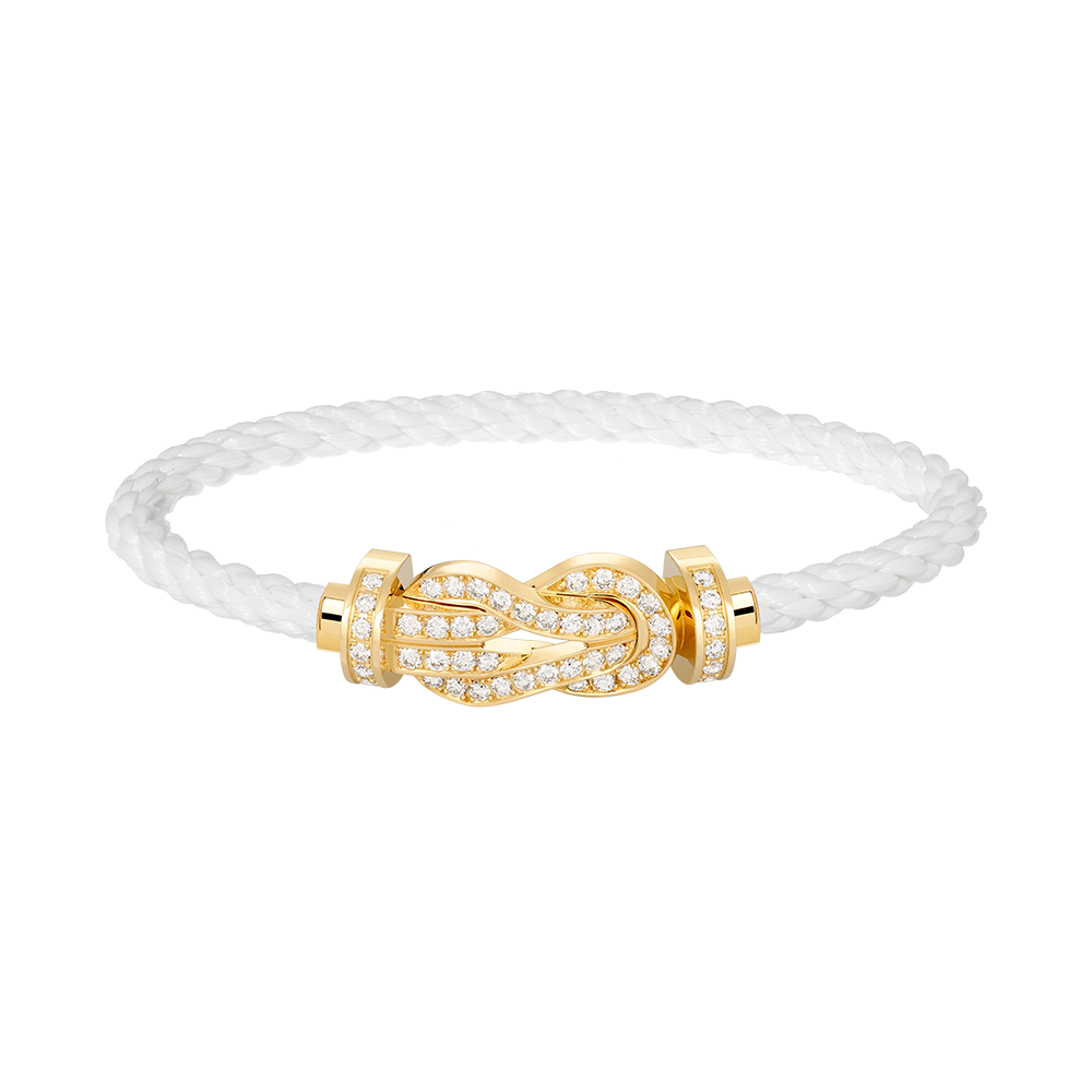 [Rose Jewellery]CHANCE LARGE 8 FIGURE BUCKLE FULLDIAMOND BRACELET GOLD