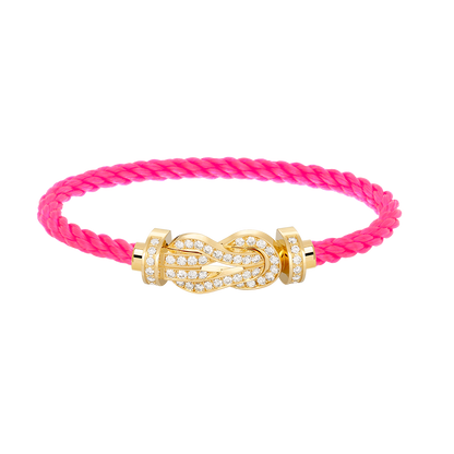 [Rose Jewellery]CHANCE LARGE 8 FIGURE BUCKLE FULLDIAMOND BRACELET GOLD