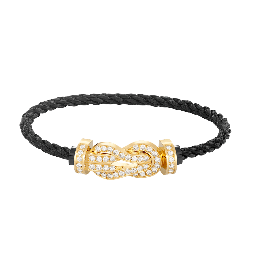 [Rose Jewellery]CHANCE LARGE 8 FIGURE BUCKLE FULLDIAMOND BRACELET GOLD