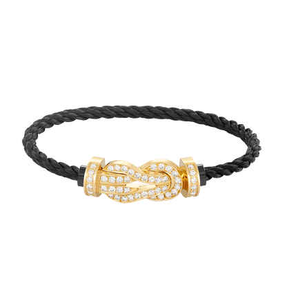 [Rose Jewellery]CHANCE LARGE 8 FIGURE BUCKLE FULLDIAMOND BRACELET GOLD