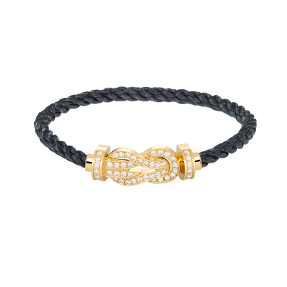 [Rose Jewellery]CHANCE LARGE 8 FIGURE BUCKLE FULLDIAMOND BRACELET GOLD