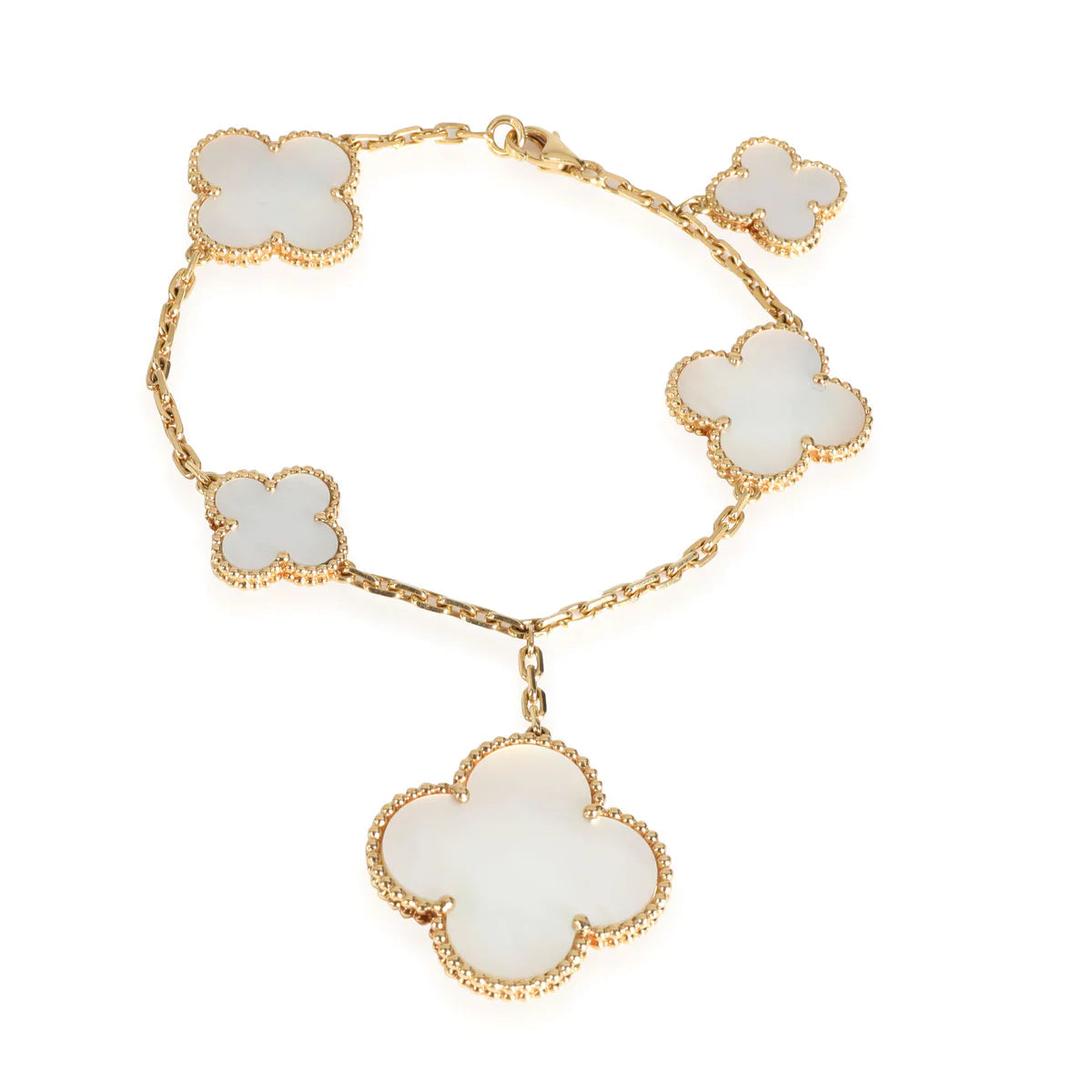 [Rose Jewellery]MAGIC CLOVER MOP GOLD BRACELET 5 MOTIFS