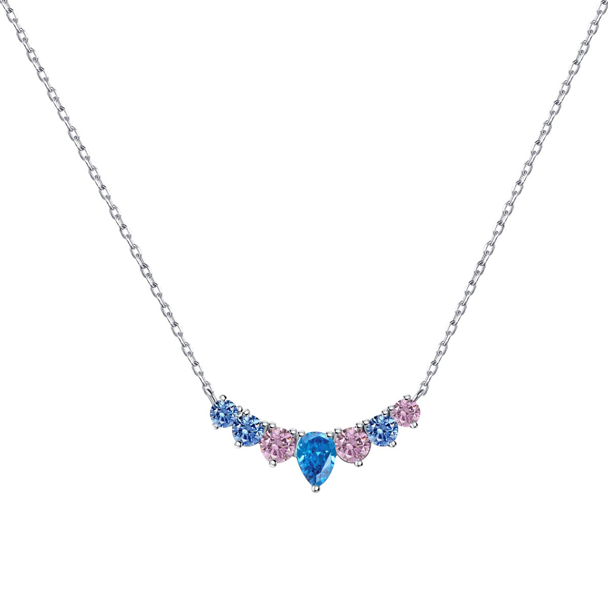 [Rose Jewellery]Dainty Colorful Heart Necklace