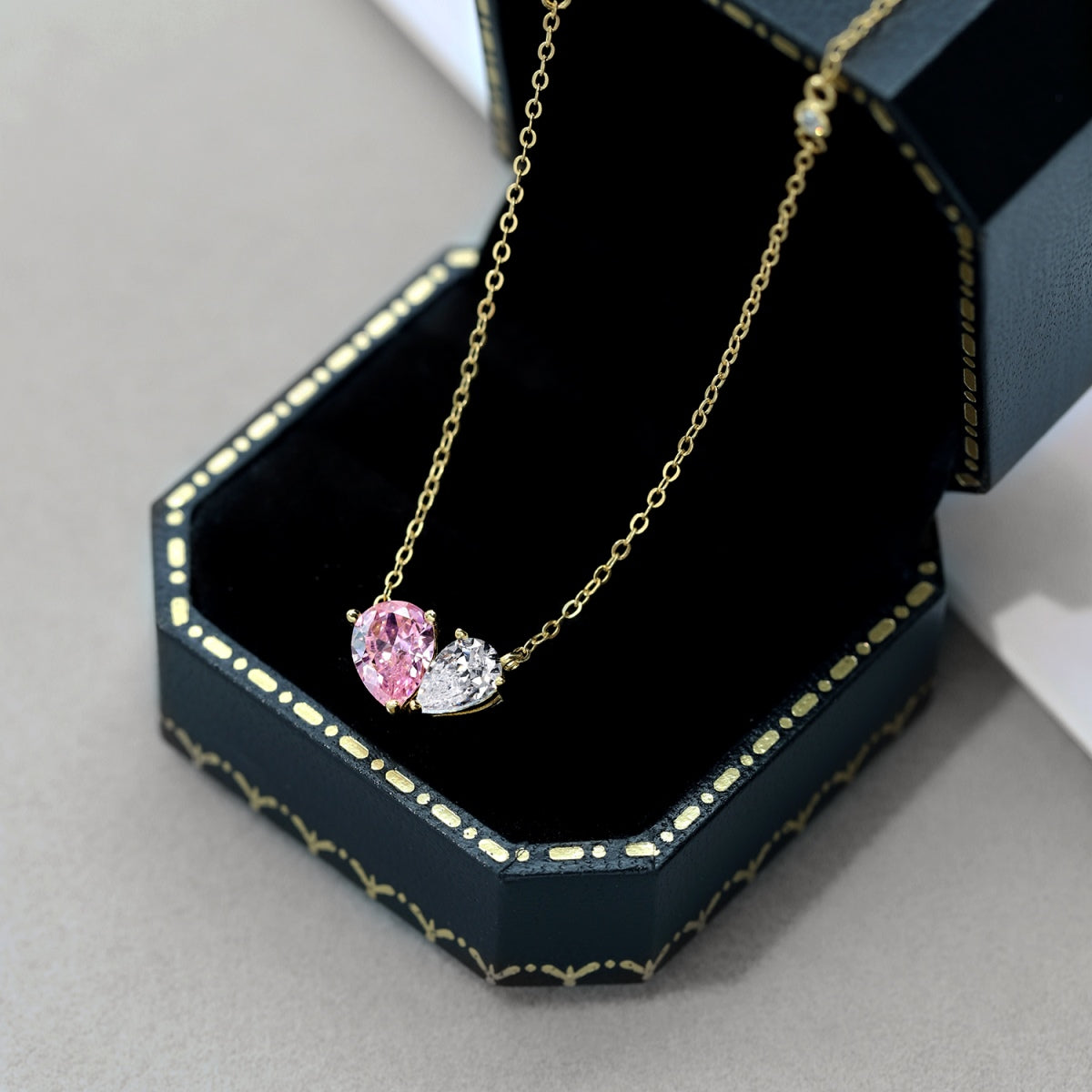 [Rose Jewellery]Unique Heart Shape Necklace