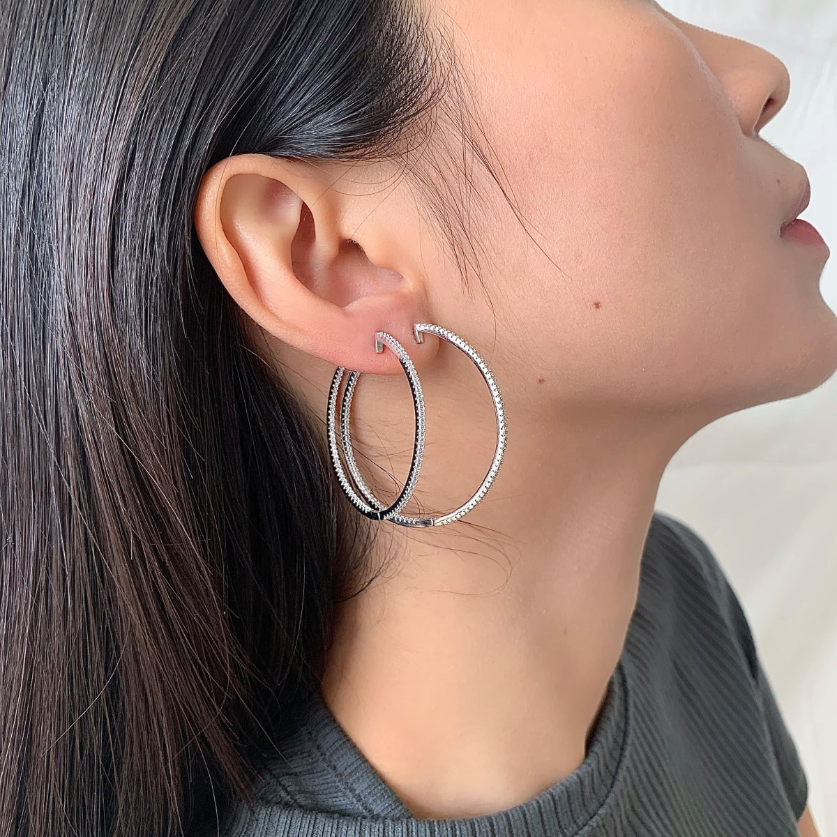 [Rose Jewellery]Popular Large Hoop Earrings