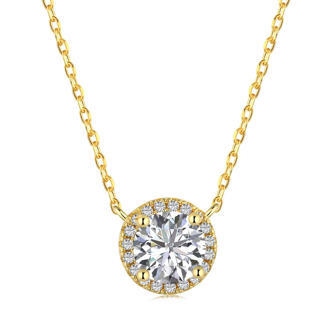 [Rose Jewellery]Luxurious Round Cut Necklace