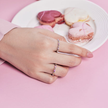 [Rose Jewellery]Elegant Energetic Round Cut Daily Ring