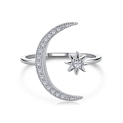 [Rose Jewellery]Eternity Moon & Star Ring