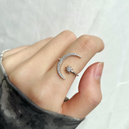 [Rose Jewellery]Eternity Moon & Star Ring