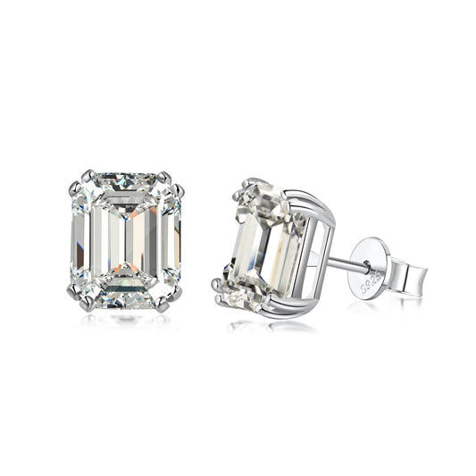 [Rose Jewellery]Dazzling Square Shape Earrings