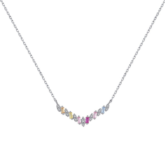 [Rose Jewellery]Dazzling Rainbow Necklace