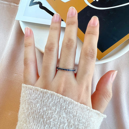 [Rose Jewellery]Delicate Sparkling Round Cut Daily Ring