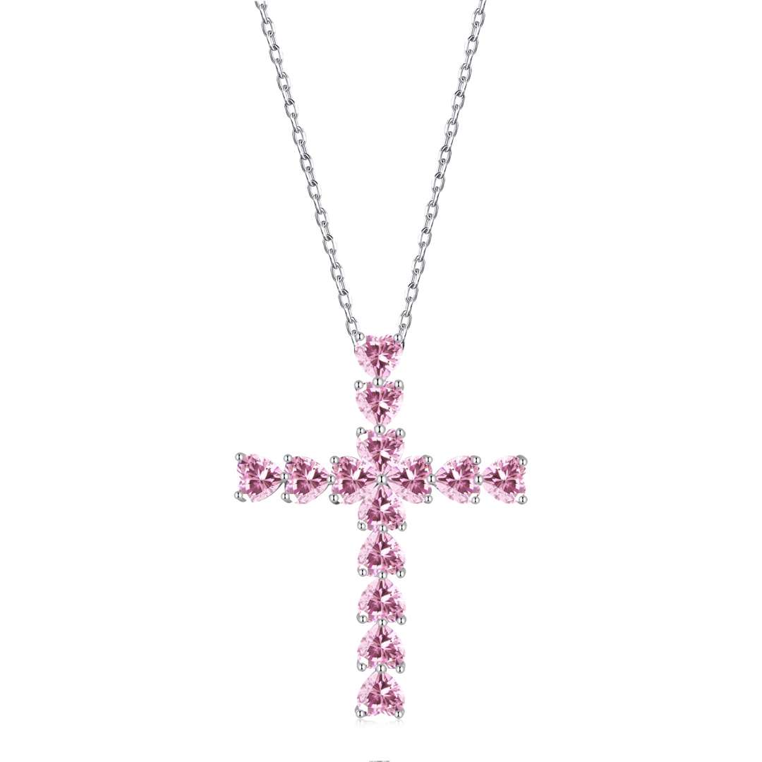 [Rose Jewellery]Radiant Cross Shape Necklace