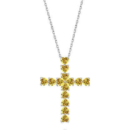 [Rose Jewellery]Radiant Cross Shape Necklace