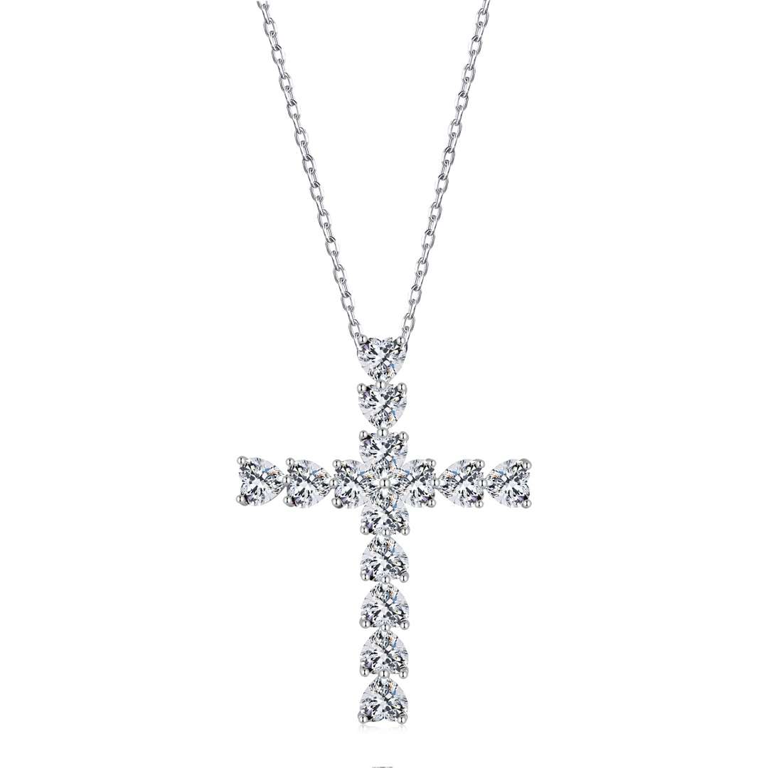 [Rose Jewellery]Radiant Cross Shape Necklace