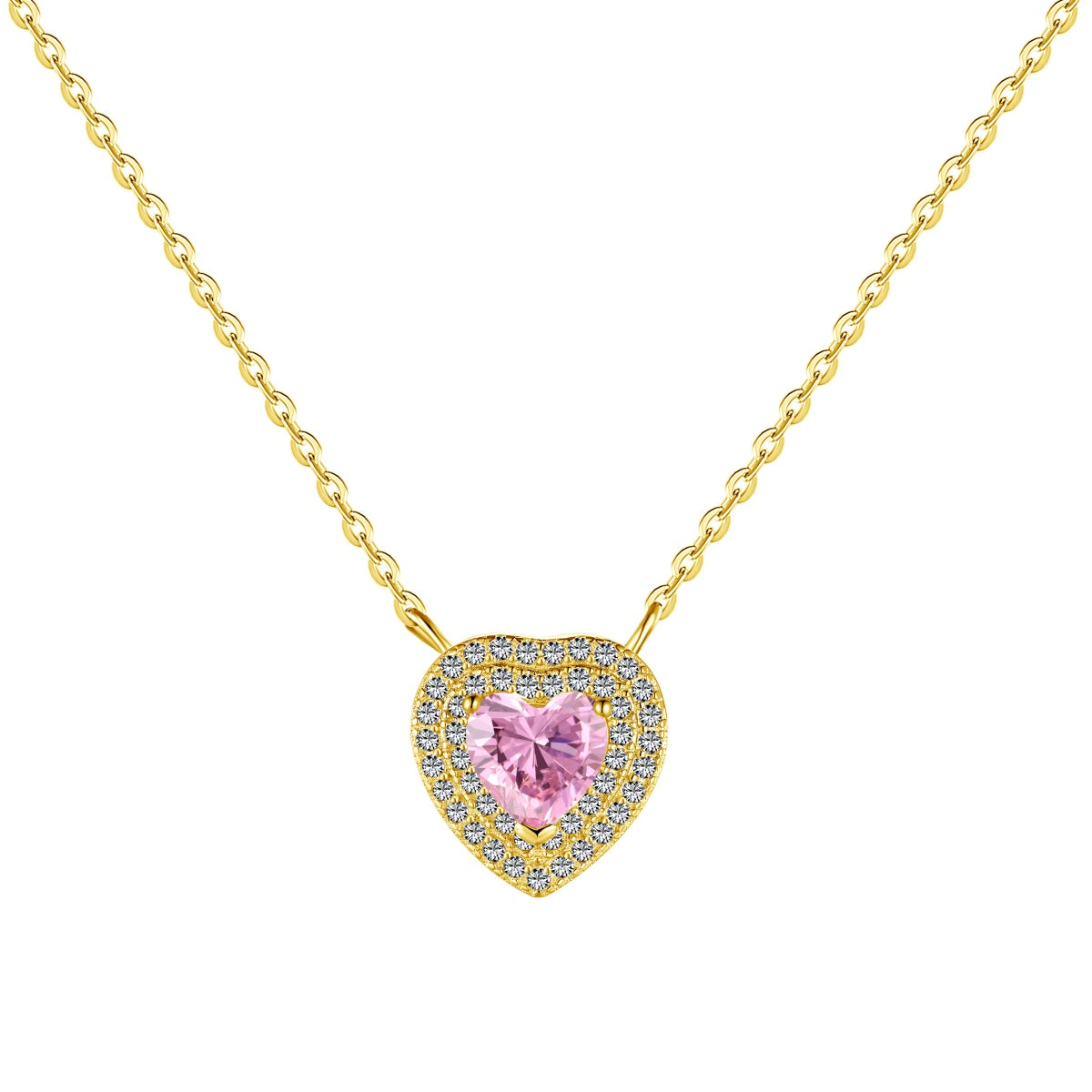 [Rose Jewellery]Exquisite Heart Shape Necklace