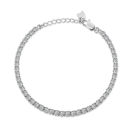 [Rose Jewellery]Sparkling Round Cut Daily Bracelet