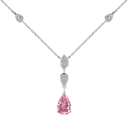 [Rose Jewellery]Dazzling Pear Cut Necklace