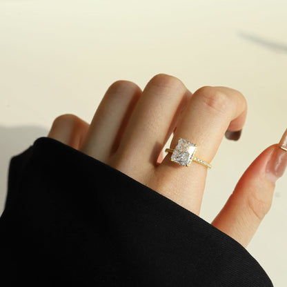 [Rose Jewellery]4.0 Carat Luxurious Engagement Ring