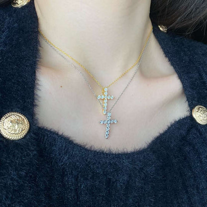 [Rose Jewellery]Unique Cross Shape Necklace