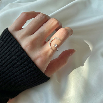 [Rose Jewellery]Eternity Moon & Star Ring