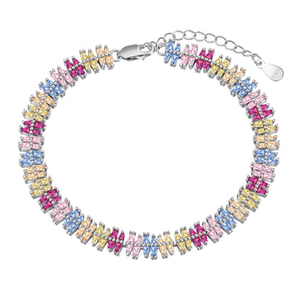 [Rose Jewellery]Sparkling Exquisite Multi Cut Party Bracelet