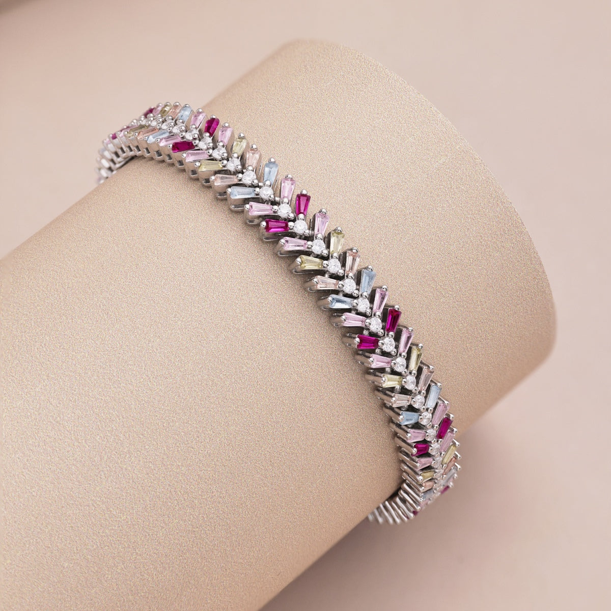 [Rose Jewellery]Dainty Radiant Emerald Cut Daily Bracelet