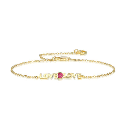 [Rose Jewellery]Romantic Heart Shape Lover Bracelet