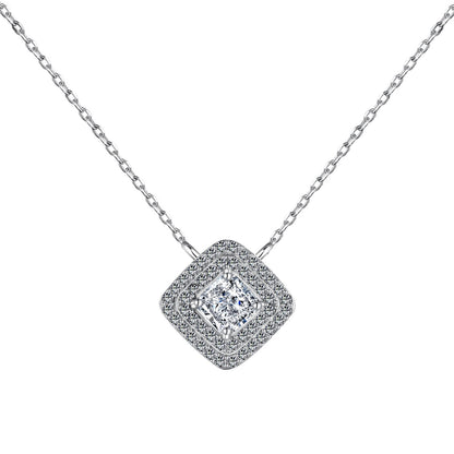 [Rose Jewellery]Sparkling Asscher Cut Necklace