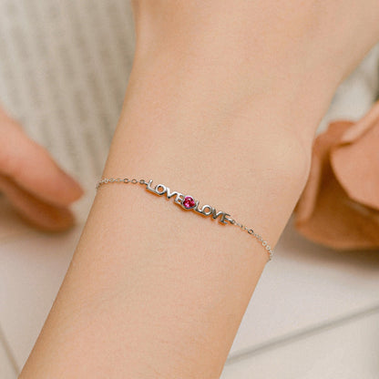 [Rose Jewellery]Romantic Heart Shape Lover Bracelet