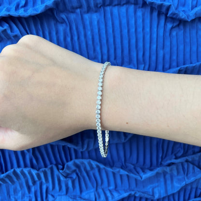 [Rose Jewellery]Sparkling Round Cut Daily Bracelet