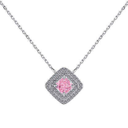 [Rose Jewellery]Sparkling Asscher Cut Necklace