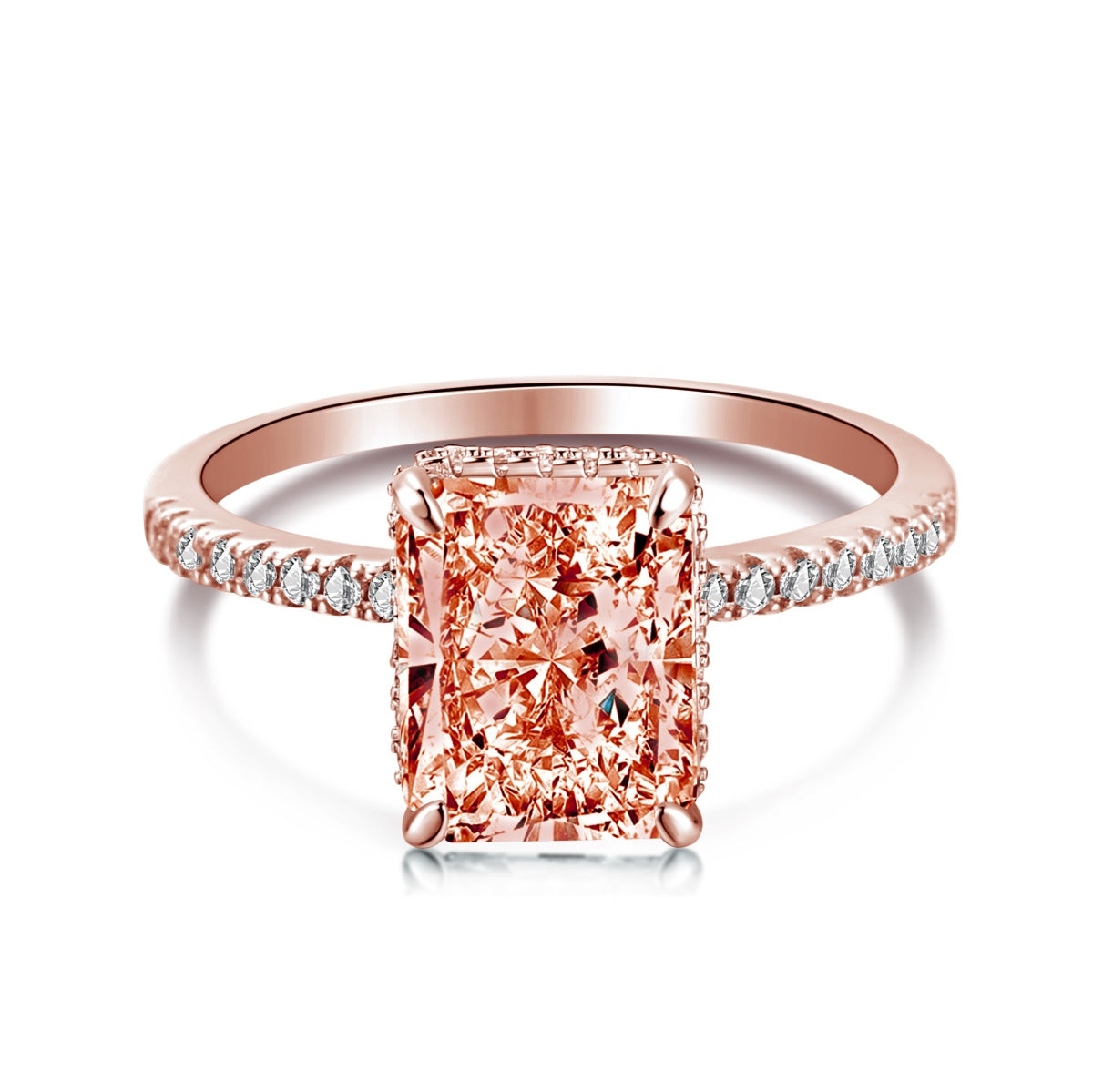 [Rose Jewellery]4.0 Carat Luxurious Engagement Ring