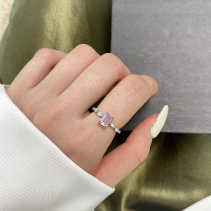 [Rose Jewellery]1.0 Carat Dainty Resplendent Radiant Cut Daily Ring