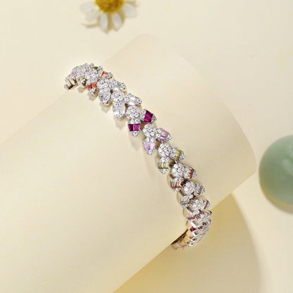 [Rose Jewellery]Dainty Exquisite Flower Shape Daily Bracelet