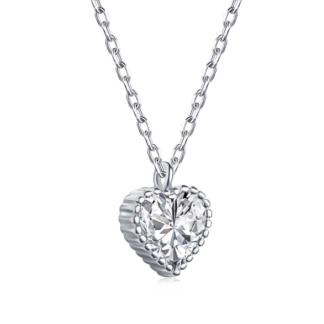 [Rose Jewellery]Ornate Heart Shape Necklace