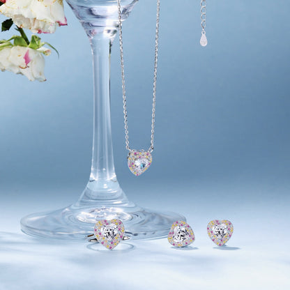 [Rose Jewellery]Exquisite Heart Shape Necklace