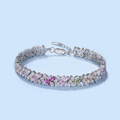 [Rose Jewellery]Dazzling Unique Multi Shape Daily Bracelet