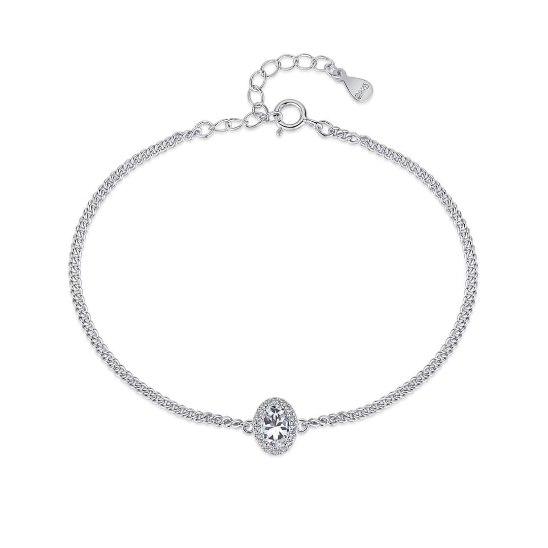 [Rose Jewellery]Exquisite Oval Shape Bracelet