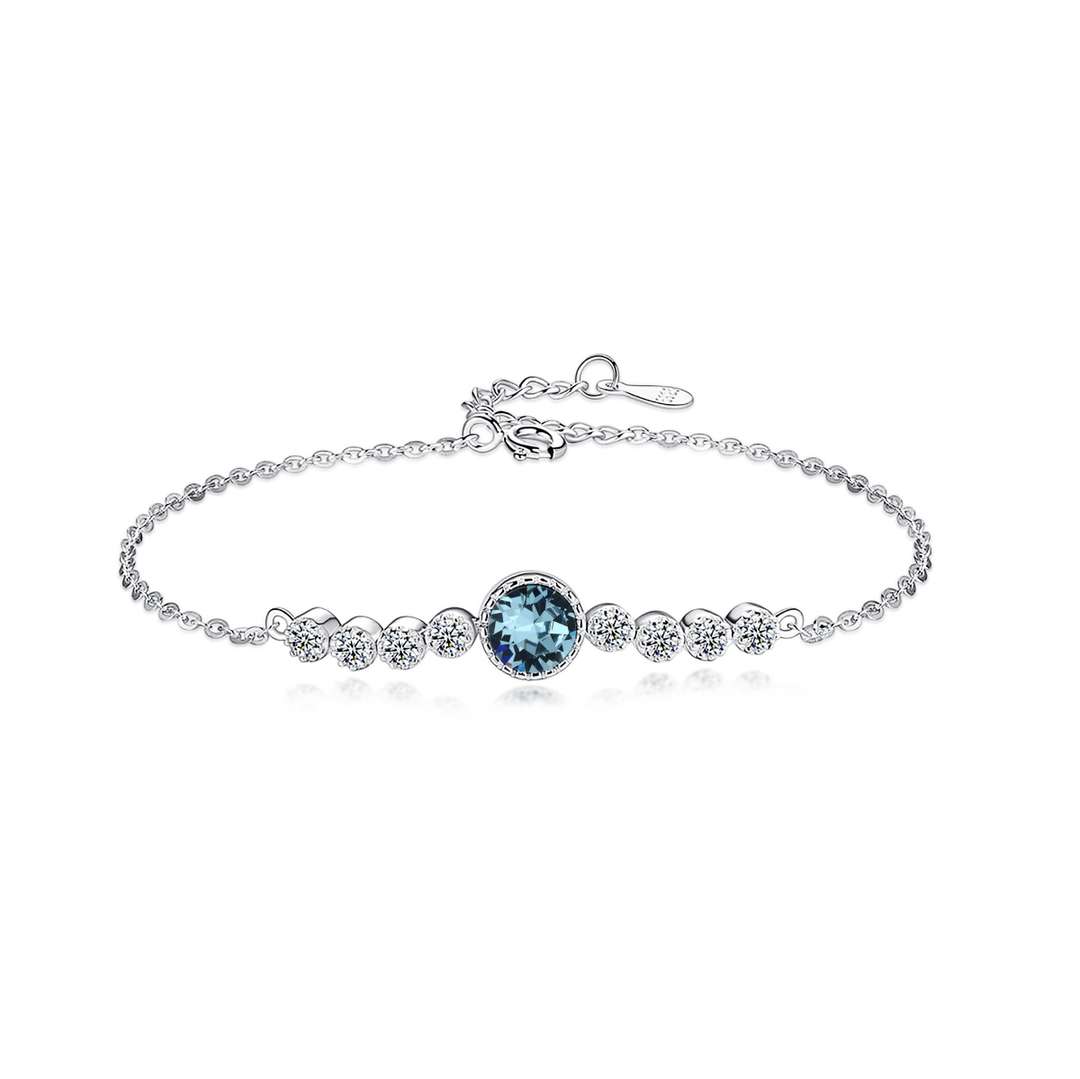 [Rose Jewellery]Luxurious Heart Of The Ocean Bracelet