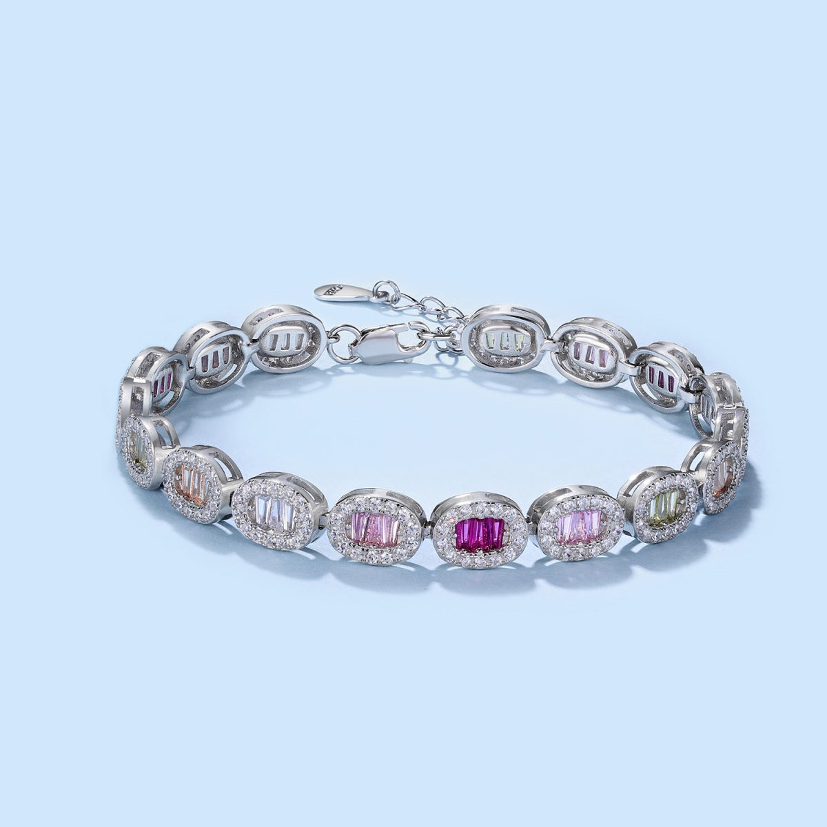 [Rose Jewellery]Exquisite Ornate Emerald Cut Daily Bracelet