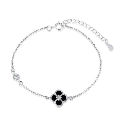 [Rose Jewellery]Delicate Four Leaf Clover Bracelet