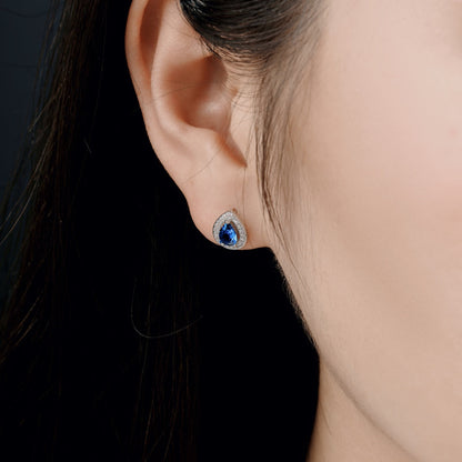 [Rose Jewellery]Luxurious Water Drop Shape Earrings