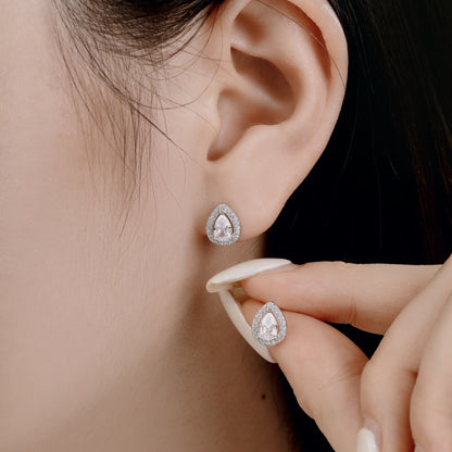 [Rose Jewellery]Luxurious Water Drop Shape Earrings