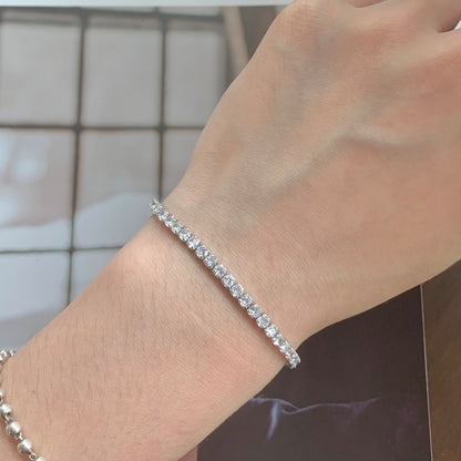 [Rose Jewellery]Sparkling Round Cut Daily Bracelet